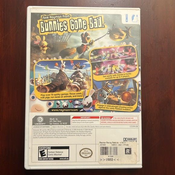 Rayman Raving Rabbids Games Bundle - Nintendo Wii - Picture 5 of 9